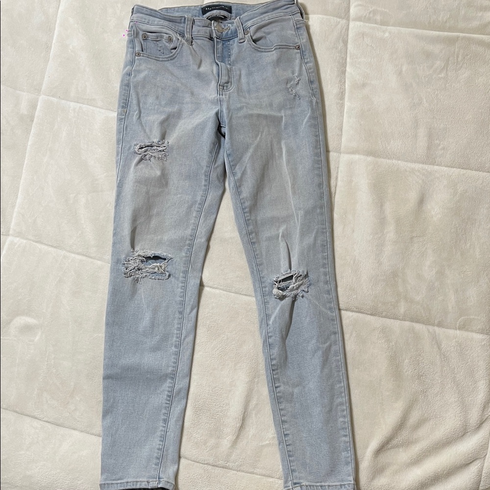 Aeropostale Light blue Distressed Skinny Jeans
